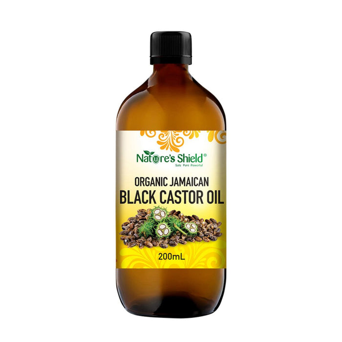 Nature's Shield Organic Jamaican Black Castor Oil 200ml Wicked NRG