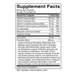 Nature's Sunshine Master Gland 120 Capsules, Nutritional Panel, Wicked NRG