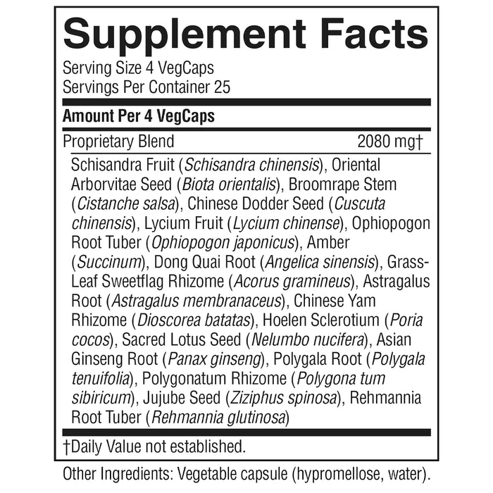Nature's Sunshine ,Nervous Fatigue, 100 vegcaps, Nutritional Panel, Wicked NRG