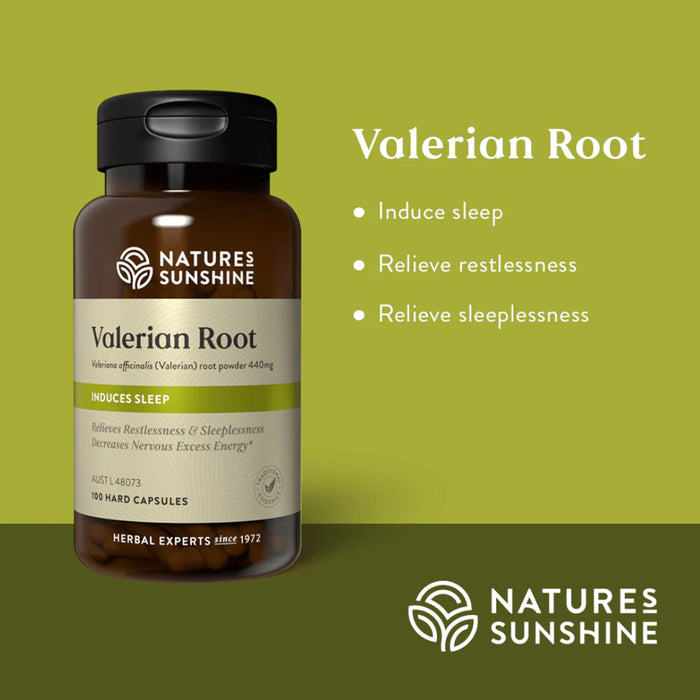 Nature's Sunshine ,Valerian Root, 100 Capsules, a, Induces Sleep,  Wicked NRG
