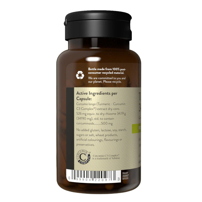 Nature's Sunshine Turmeric 34000+ 60 Capsules Ingredients Wicked NRG