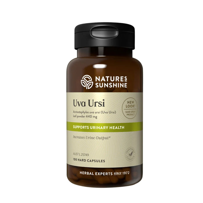 Natures Sunshine Uva Ursi 440mg 100 capsules Wicked NRG