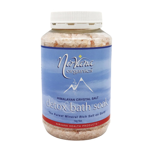 Nirvana Organic Himalayan Crystal Salt Detox Bath Soak 1kg b Wicked NRG