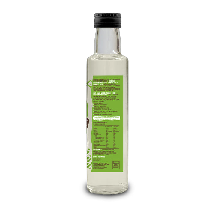Niulife Liquid Coconut Oil 500ml Ingredients Wicked NRG