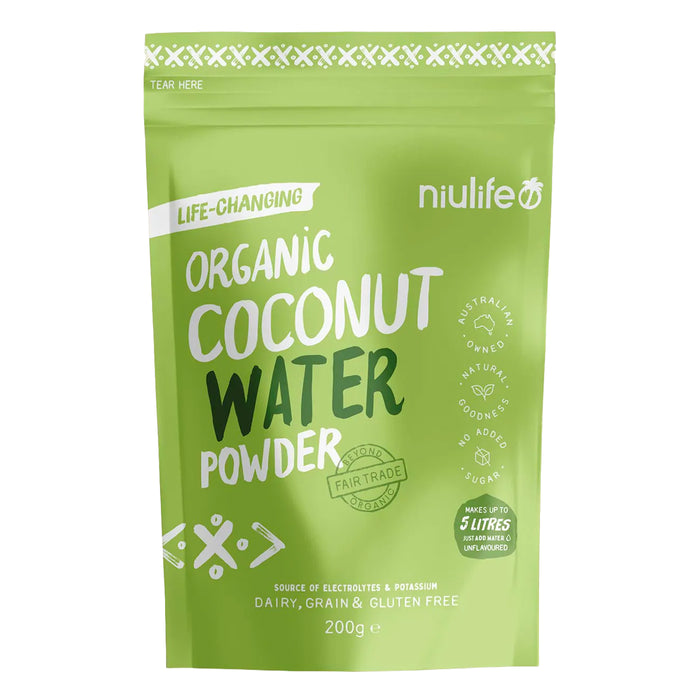 Niulife Organic Coconut Water Powder 200g Wicked NRG
