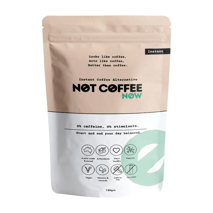 Not Coffee Instant Coffee Alternative 120g Unflavoured Wicked NRG