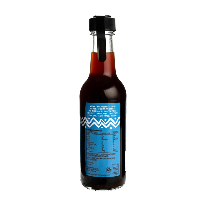 Nuilife Organic Vegan Fysh Sauce 250 ml Nutritional Panel Wicked NRG