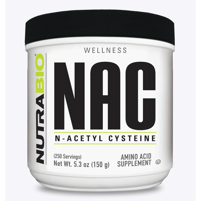 NutraBio NAC (N-Acetyl-Cysteine) Powder 150g ingredients Wicked NRG