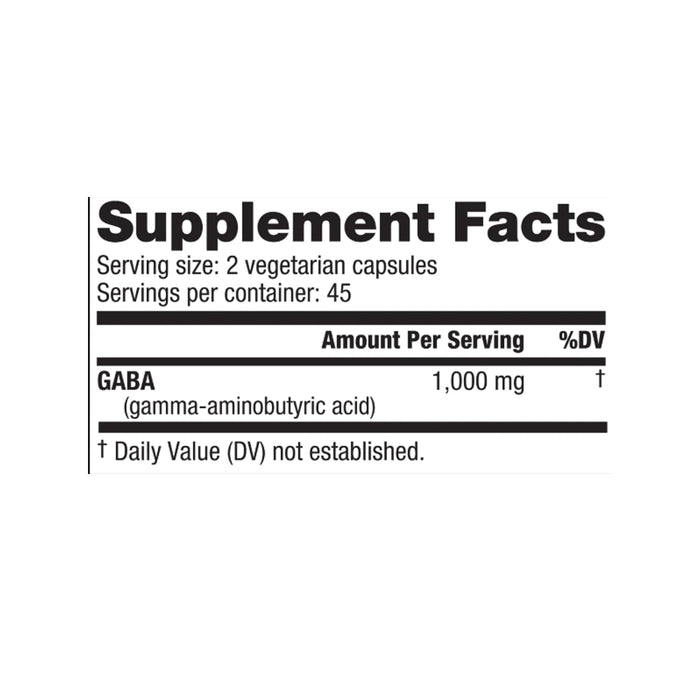 NutraBio, GABA, (45 Serve) 90 capsules, Ingredients, Wicked NRG