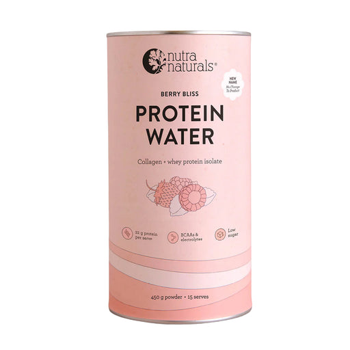 Nutra Naturals Protein Water Berry Bliss 15 Serves 450g Wicked NRG