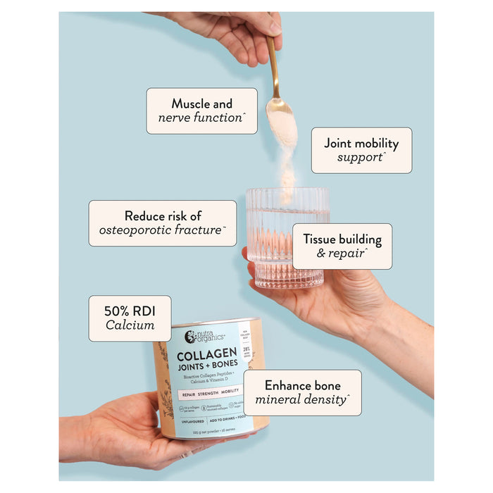 Nutra Organics Collagen Joints & Bones Unflavoured a Wicked NRG
