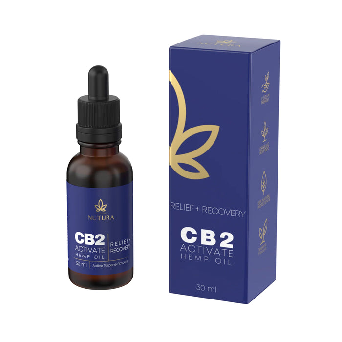 Nutura Wellness CB2 Oil - Relief + Recovery 30ml a Wicked NRG