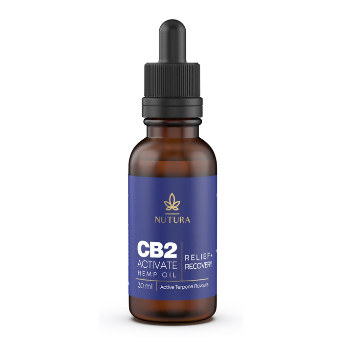 Nutura Wellness CB2 Oil - Relief + Recovery 30ml Wicked NRG