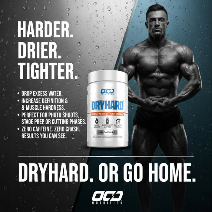 OCD Nutrition Dryhard 120 Capsules a Wicked NRG