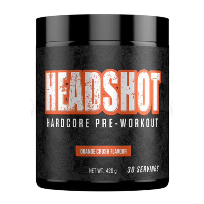 OCD Nutrition Headshot Pre-Workout Orange Crush 30 Serves 420 Grams Wicked NRG