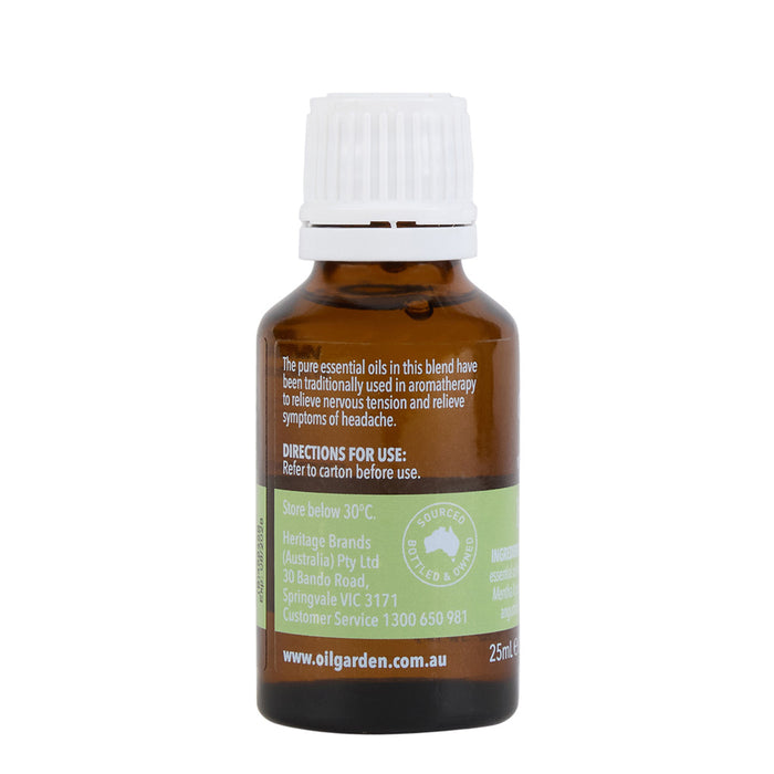 Oil Garden Headache 100% Pure Essential Oil Blend  25ml a Wicked NRG