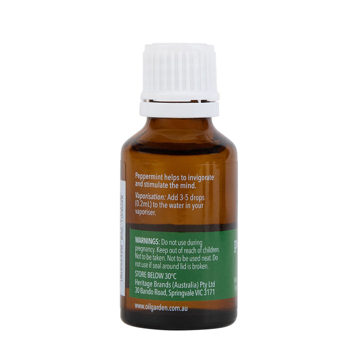 Oil Garden Peppermint 100% Pure Essential Oil 25ml Directions Wicked NRG