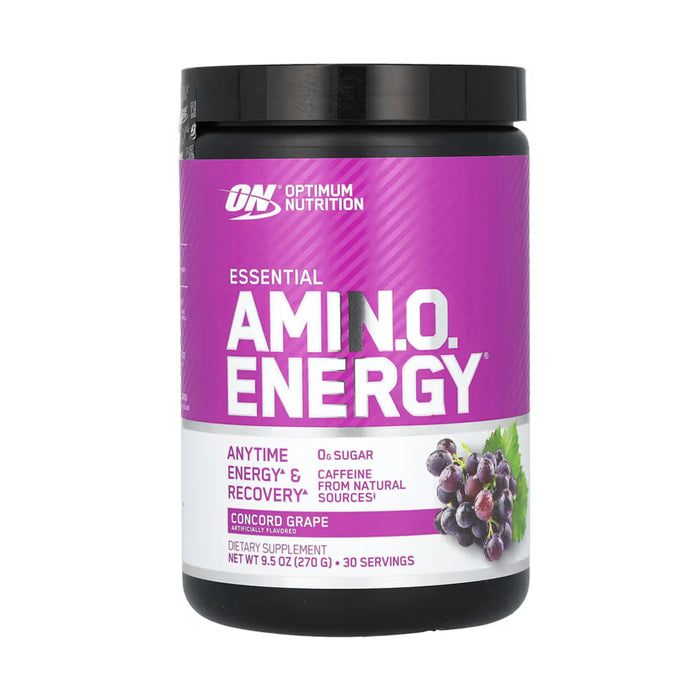 Optimum Nutrition Essential AMIN.O. Energy Concord Grape 30 serves Wicked NRG