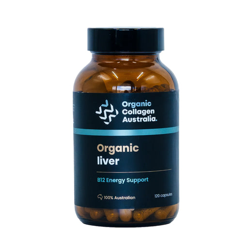 Organic Collagen Australia Organic Liver 120 capsules Wicked NRG