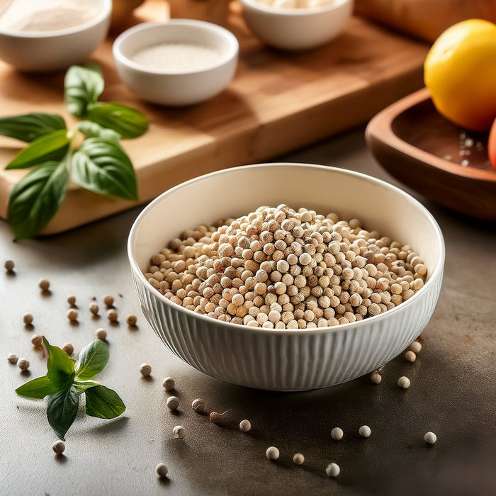 Organic White Pepercorns 25g Wicked NRG