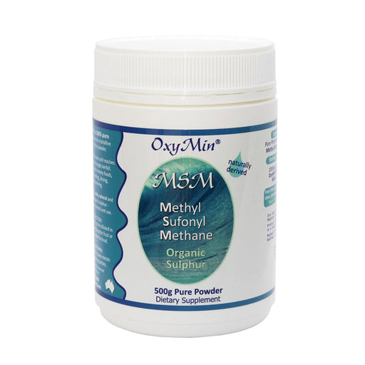 OxyMin MSM Methyl-Sulfonyl-Methane 500g Wicked NRG