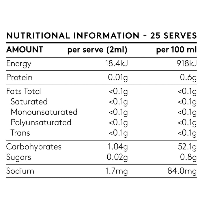 PHYBA Moonbeam Natural Sleep Formula 50ml Benefits Nutritional Panel Wicked NRG