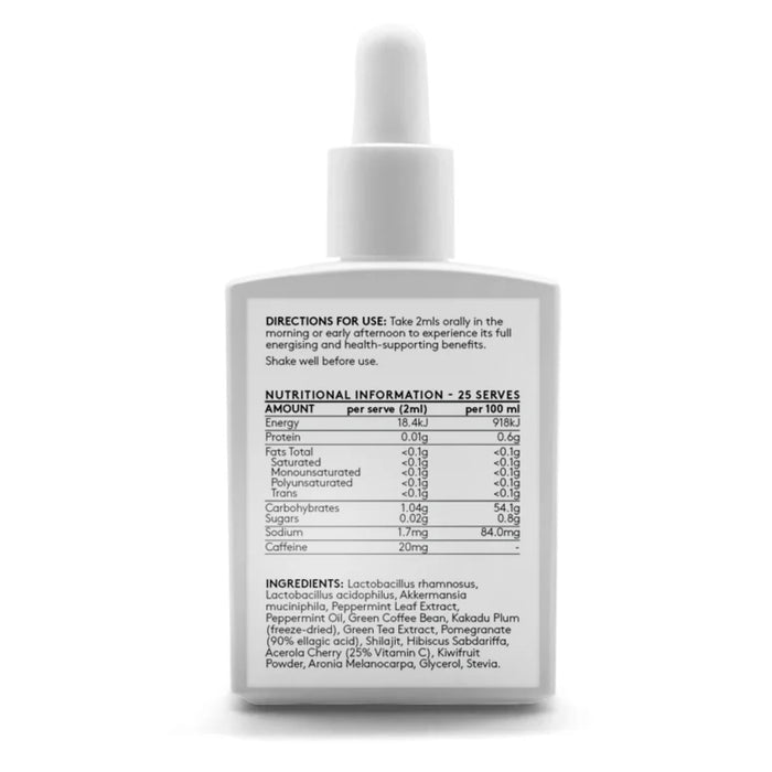 PHYBA Solarbeam Pre-Workout Formula 50ml Ingredients Wicked NRG