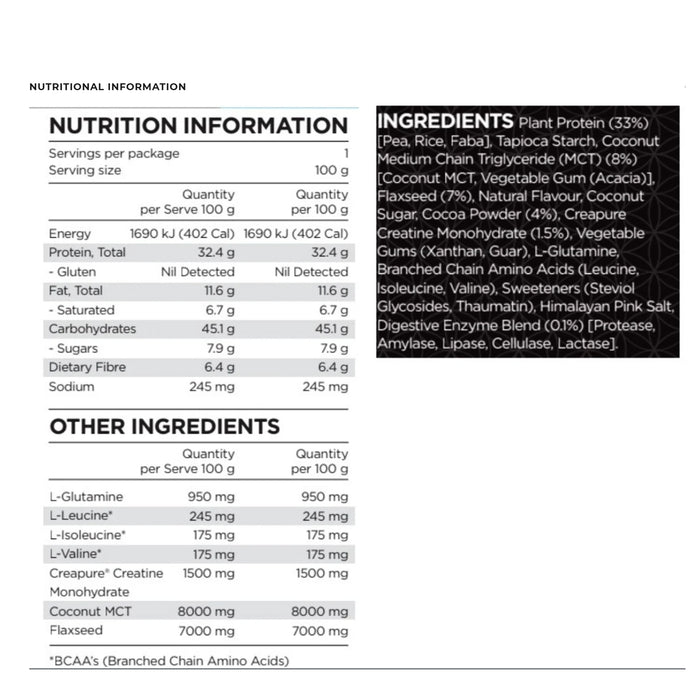 PRANA ON Natural Mass is stocked in Darwin's leading Supplement Store Wicked NRG,