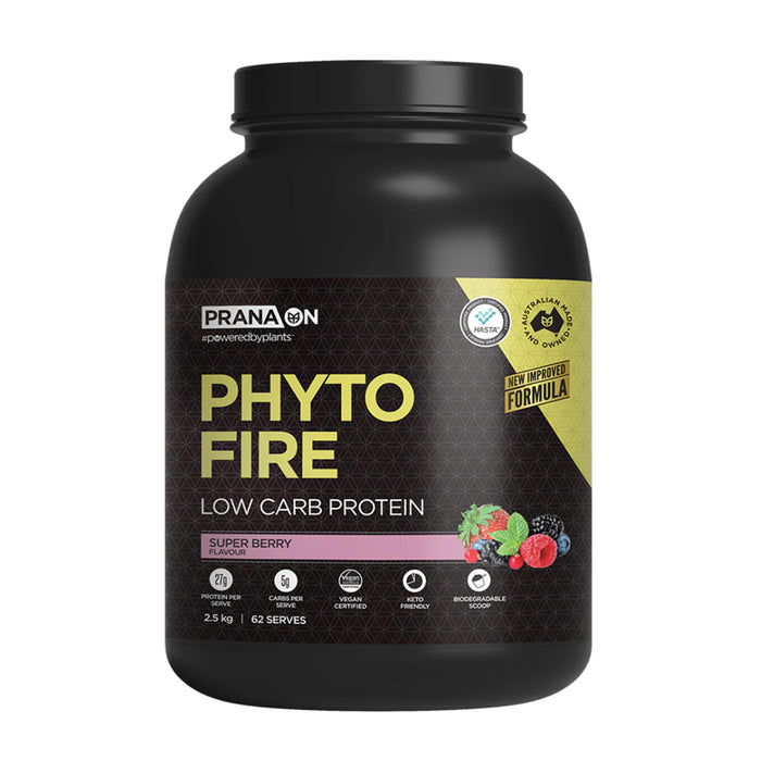 PRANA On Power Plant Protein Super Berry 2.5 KGS 62 Serves Wicked NRG