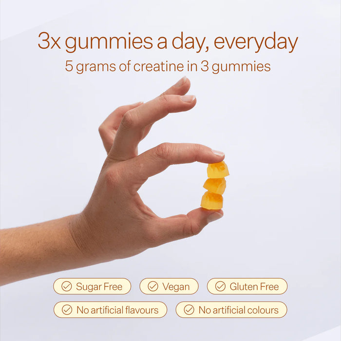 PUSH Gummies Mango Creatine Monohydrate Gummies 90 serves  Wicked NRG