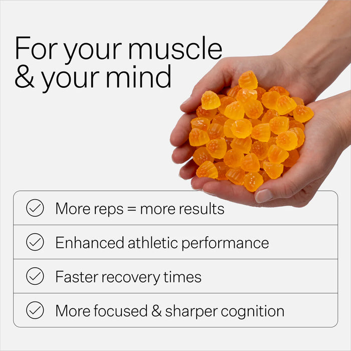 PUSH Gummies Mango Creatine Monohydrate Gummies 90 serves,b Wicked NRG