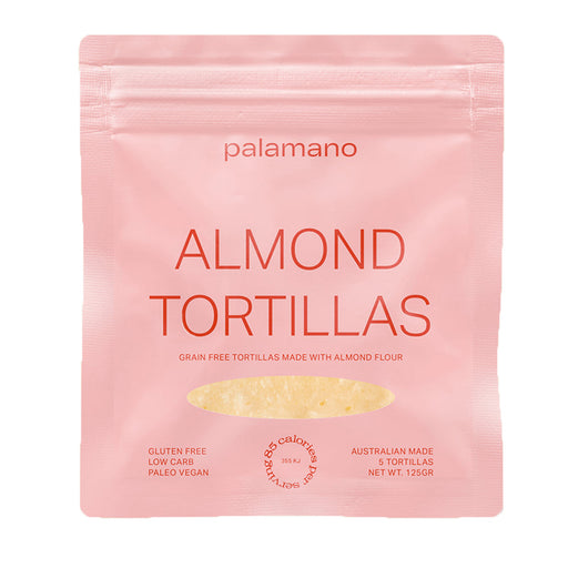 Palamano Almond Tortillas 5pack 125g  Wicked NRG