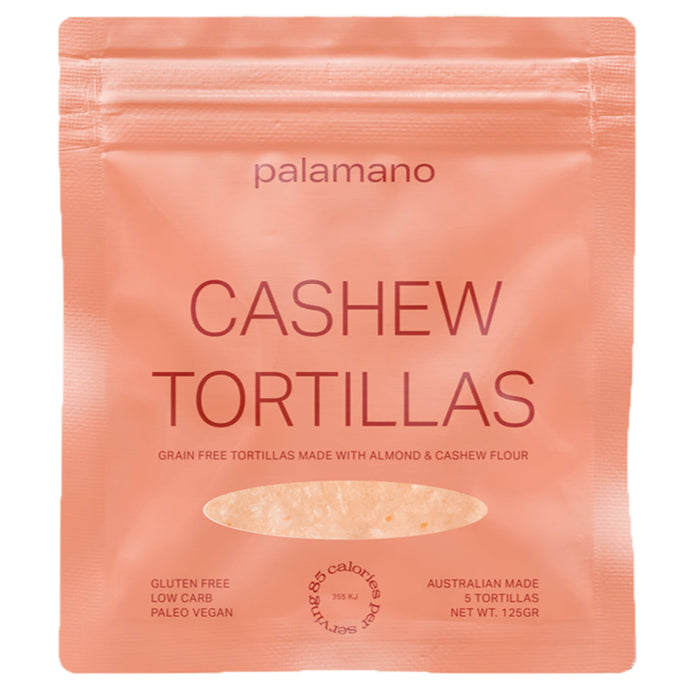 Palamano Cashew Tortillas 5pack 125g Wicked NRG