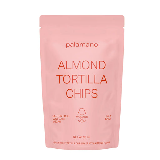 Palamano Sea Salt Almond Tortilla Chips 90g Wicked NRG
