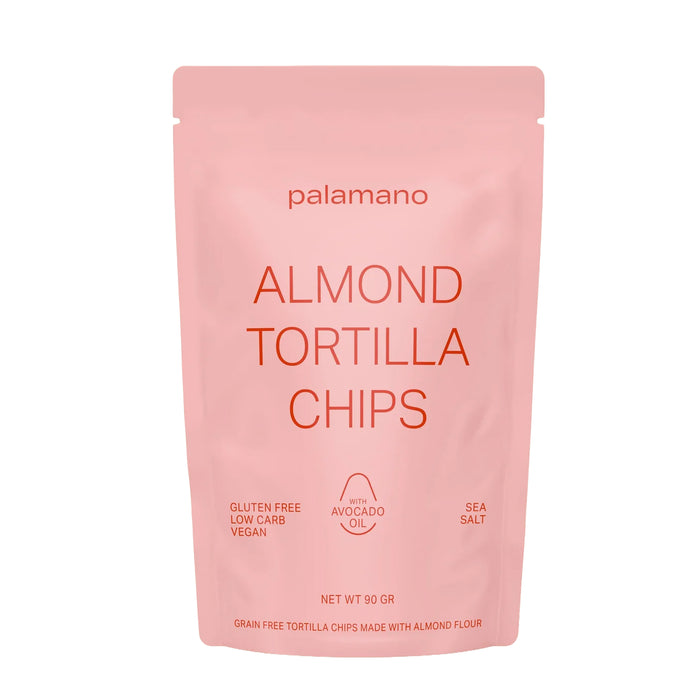 Palamano Sea Salt Almond Tortilla Chips 90g Wicked NRG
