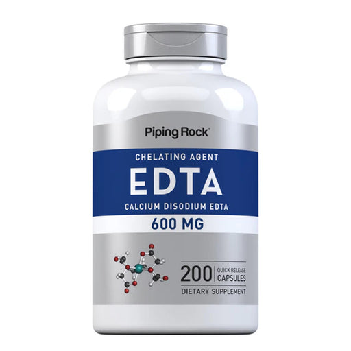 Piping Rock EDTA Calcium Disodium, 600 mg, 200 Quick Release Wicked NRG