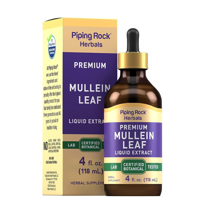 Piping Rock Mullein Leaf Liquid Extract 118ml WickedNRG