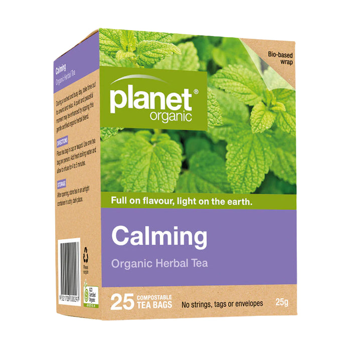 Planet Organic Calming Organic Herbal Tea Bags 25pk Wicked NRG