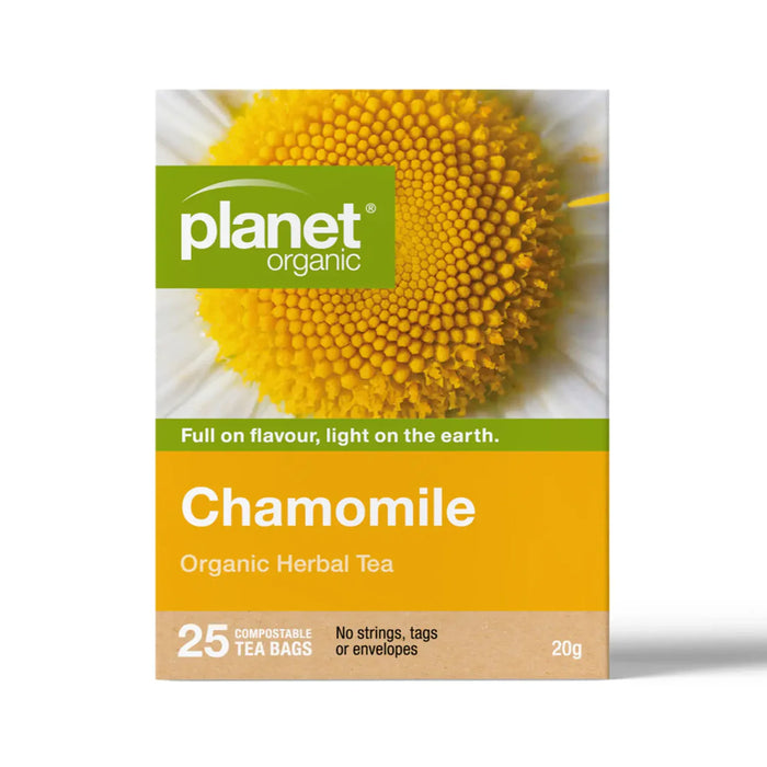 Planet Organic Chamomile Tea 25 Tea Bags - Certified Organic Wicked NRG