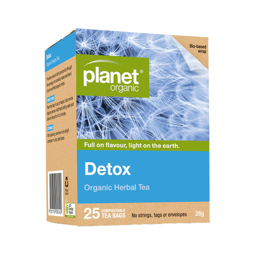 Planet Organic Detox Herbal Tea Bags 25pk Wicked NRG