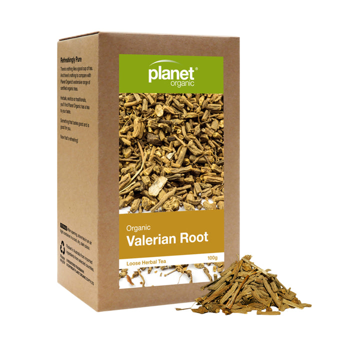 Planet Organic Organic Herbal Tea Valerian Root Loose Leaf 100g Wicked NRG