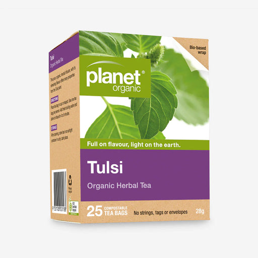 Planet Organic Tulsi 25 teabags - Certified Organic Wicked NRG