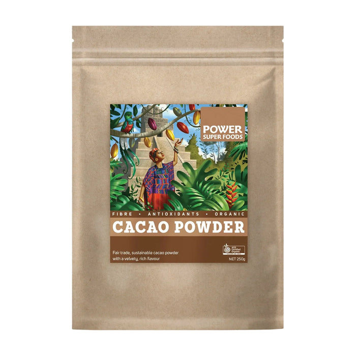 Power Superfoods Organic Cacao Powder 250g Wicked NRG