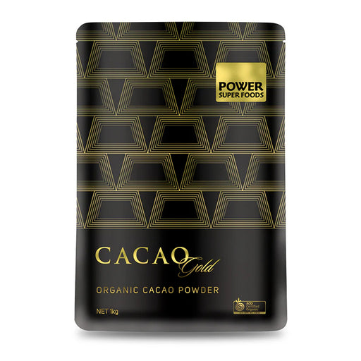 Power Super Foods Cacao Gold Organic Cacao Powder 1 kg Wicked NRG 