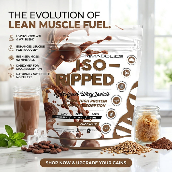 Primabolics,Iso-Ripped, Whey, Chocolate Milkshake, 55 Serves,1.65kg,Wicked NRG