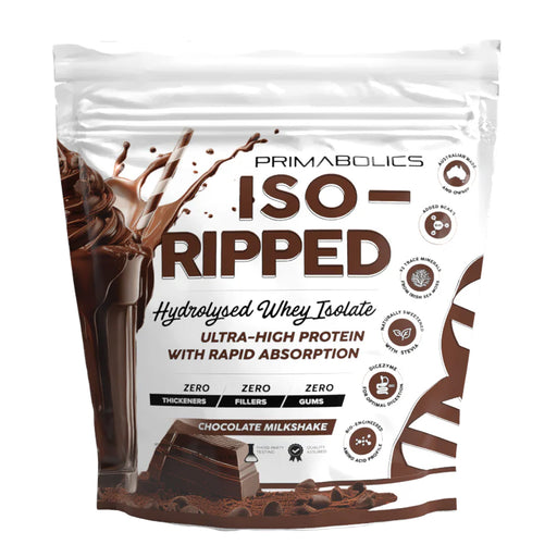 Primabolics,Iso-Ripped, Whey, Chocolate Milkshake, 55 Serves,1.65kg,a Wicked NRG