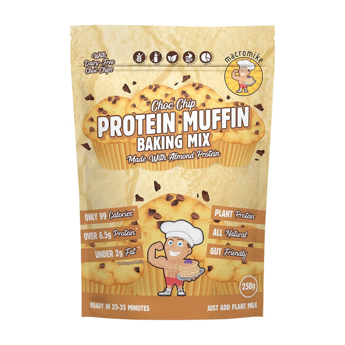 Protein Muffin Baking Mix Choc Chip 250g Wicked NRG