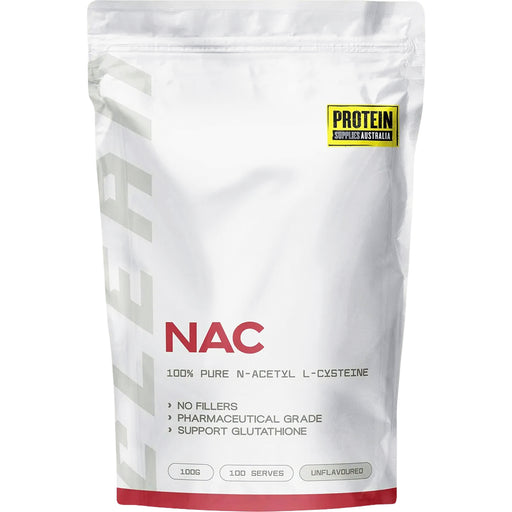 Protein Supplies Australia NAC Unflavoured 100g Wicked NRG