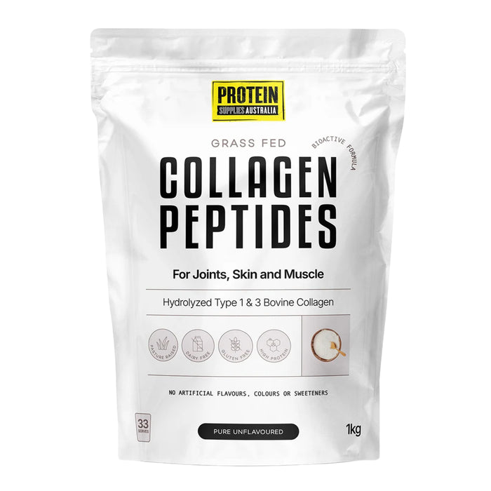Protein Supplies Australia Collagen Peptides Pure 1kg Wicked NRG