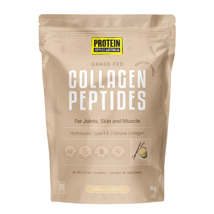 Protein Supplies Australia Collagen Peptides Vanilla 1kg Wicked NRG